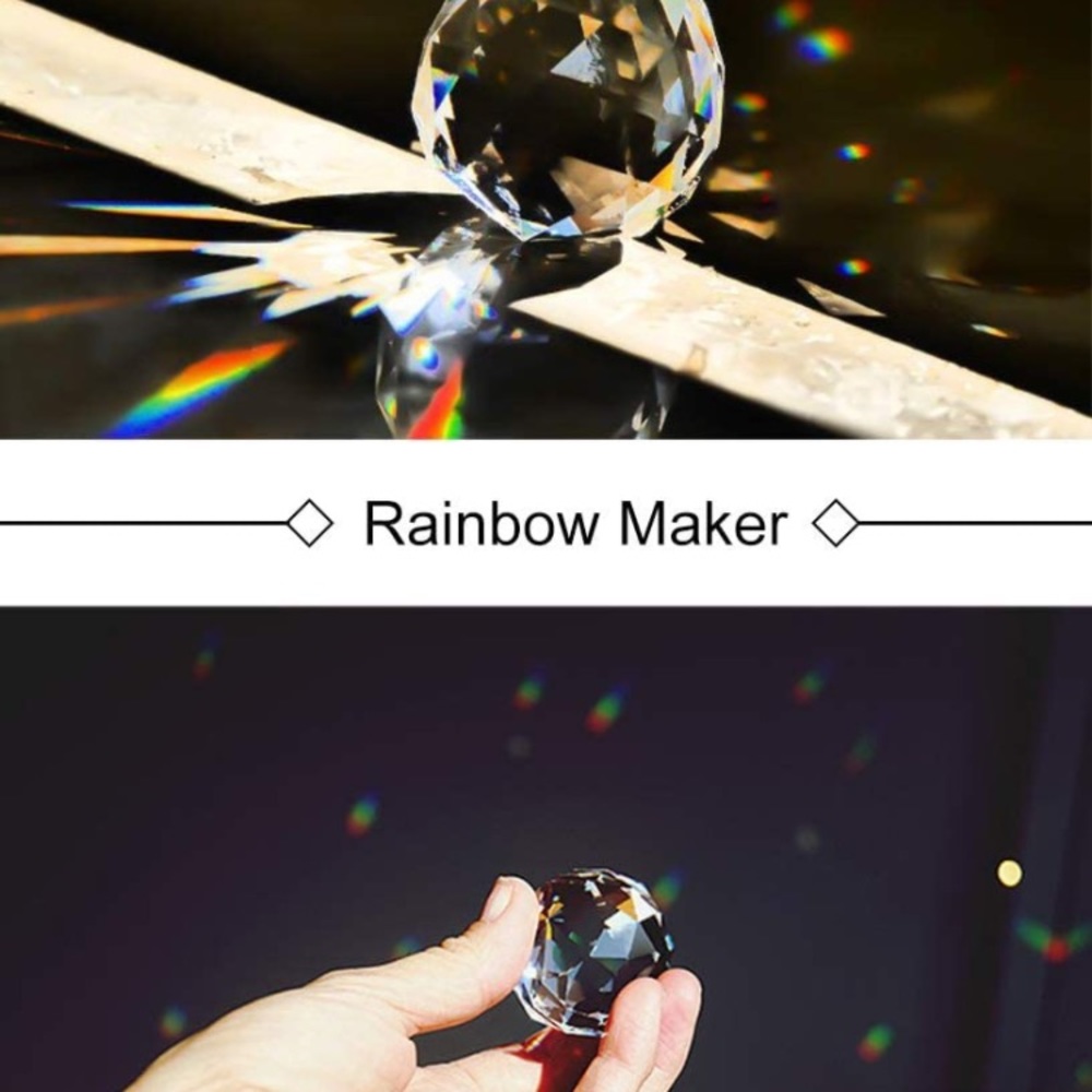 COPY - Crystal Ball Prism Suncatcher Rainbow 40mm/1.57"